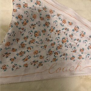 Coach Floral Scarf